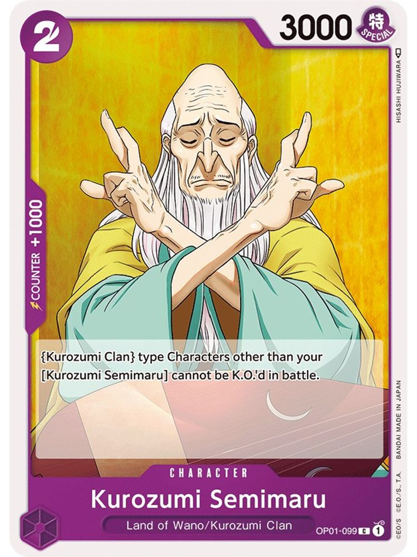 OP01-099 C Kurozumi Semimaru 1