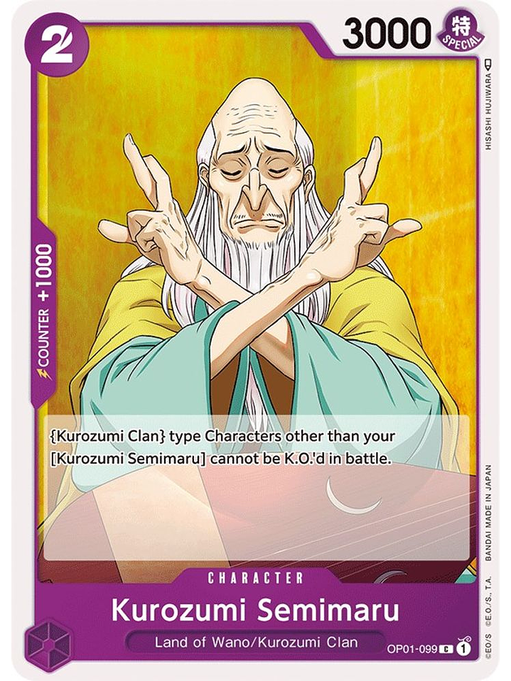 OP01-099 C Kurozumi Semimaru 1