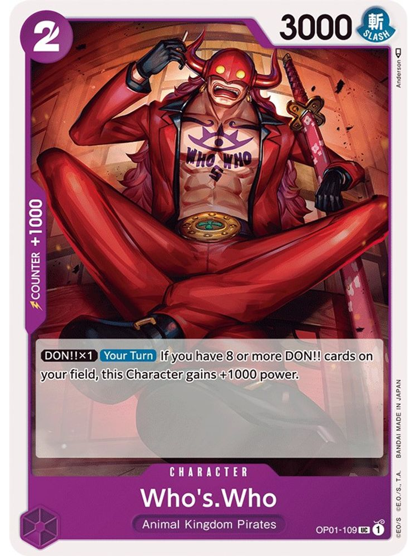 OP01-109 UC Who's.Who 1