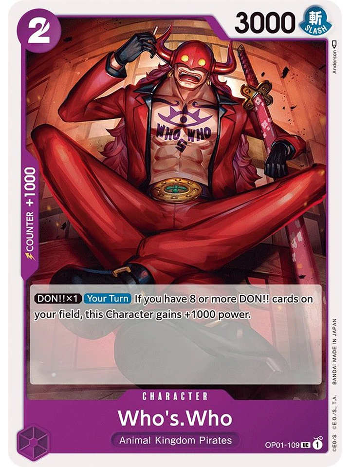 OP01-109 UC Who's.Who 1