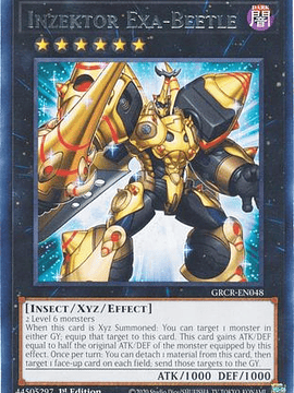 Inzektor Exa-Beetle - GRCR-EN048 - Rare 1st Edition