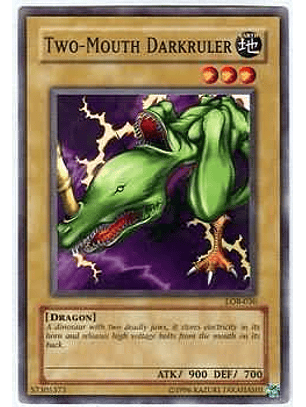 Two-Mouth Darkruler - LOB-030 - Common 1st Edition