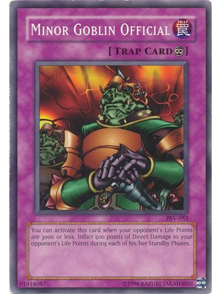 Minor Goblin Official - PSV-052 - Common Unlimited 1