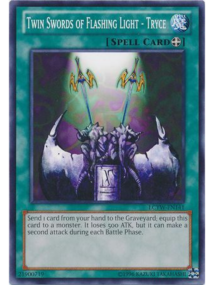 Twin Swords of Flashing Light - Tryce - LCYW-EN141 - Common Unlimited 1