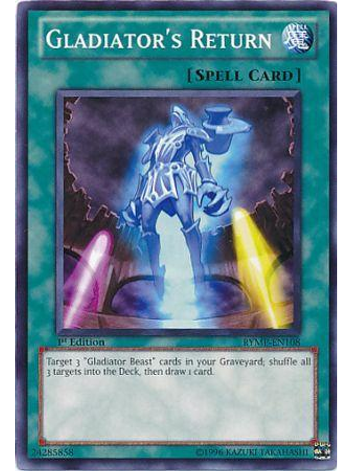 Gladiator's Return - RYMP-EN108 - Common 1st Edition 1