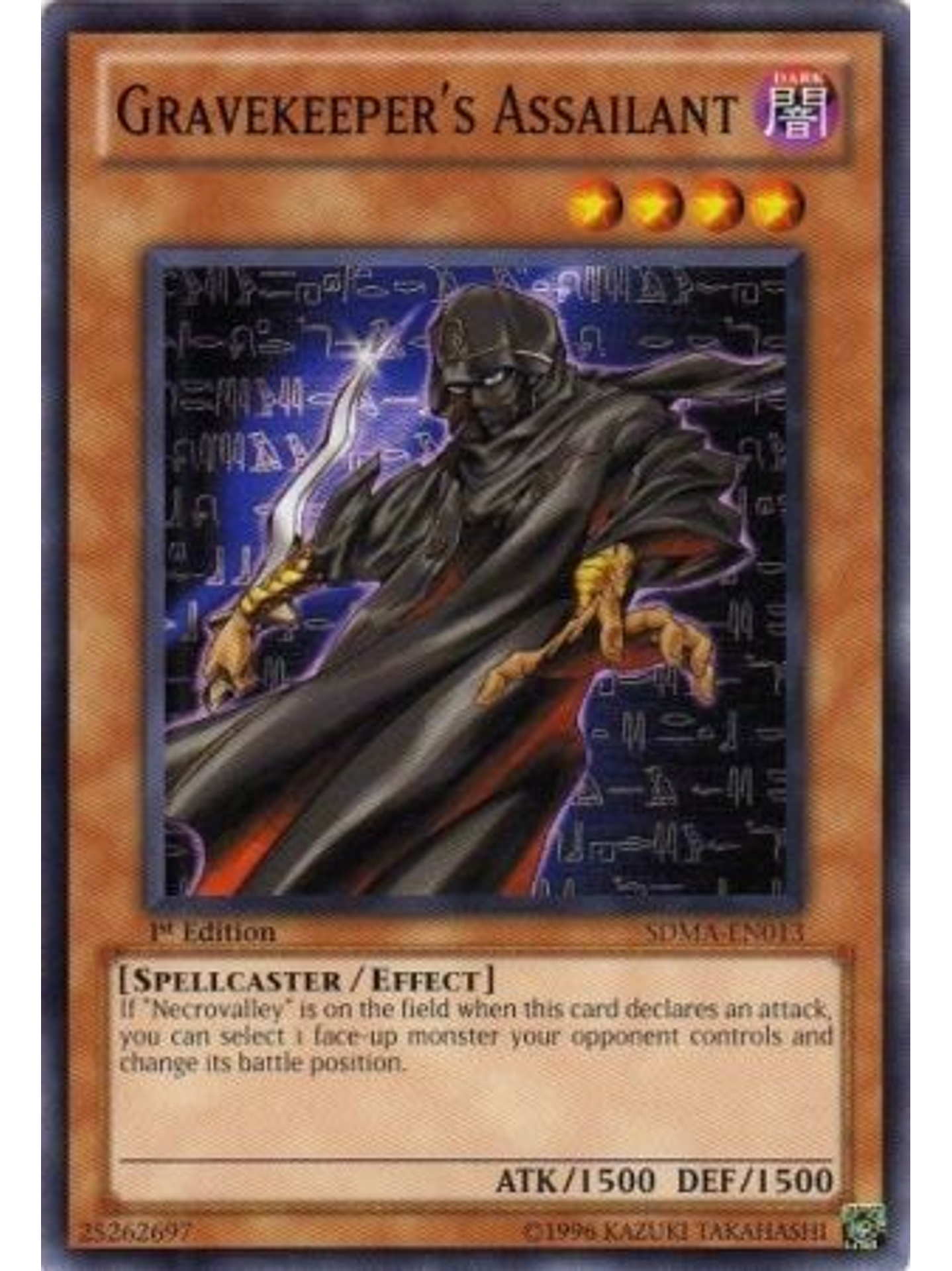 Gravekeeper's Assailant - SDMA-EN013 - Common 1st Edition 1