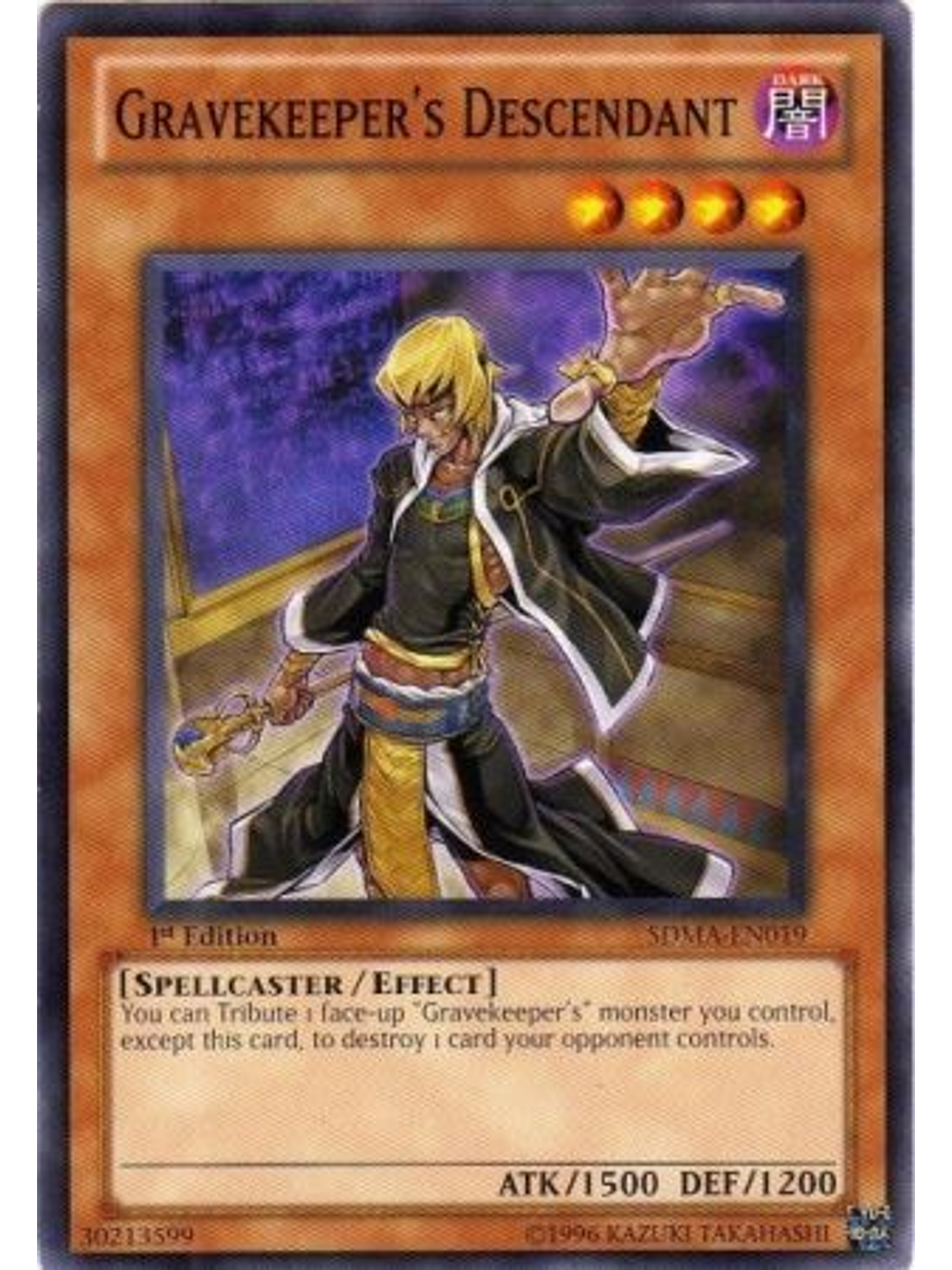 Gravekeeper's Descendant - SDMA-EN019 - Common 1st Edition 1