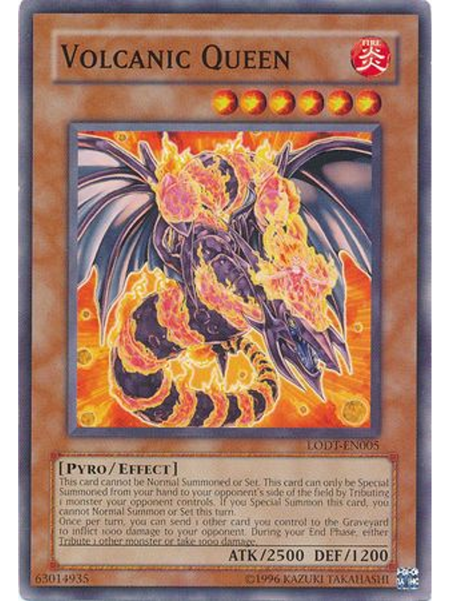 Volcanic Queen - LODT-EN005 - Common Unlimited 1