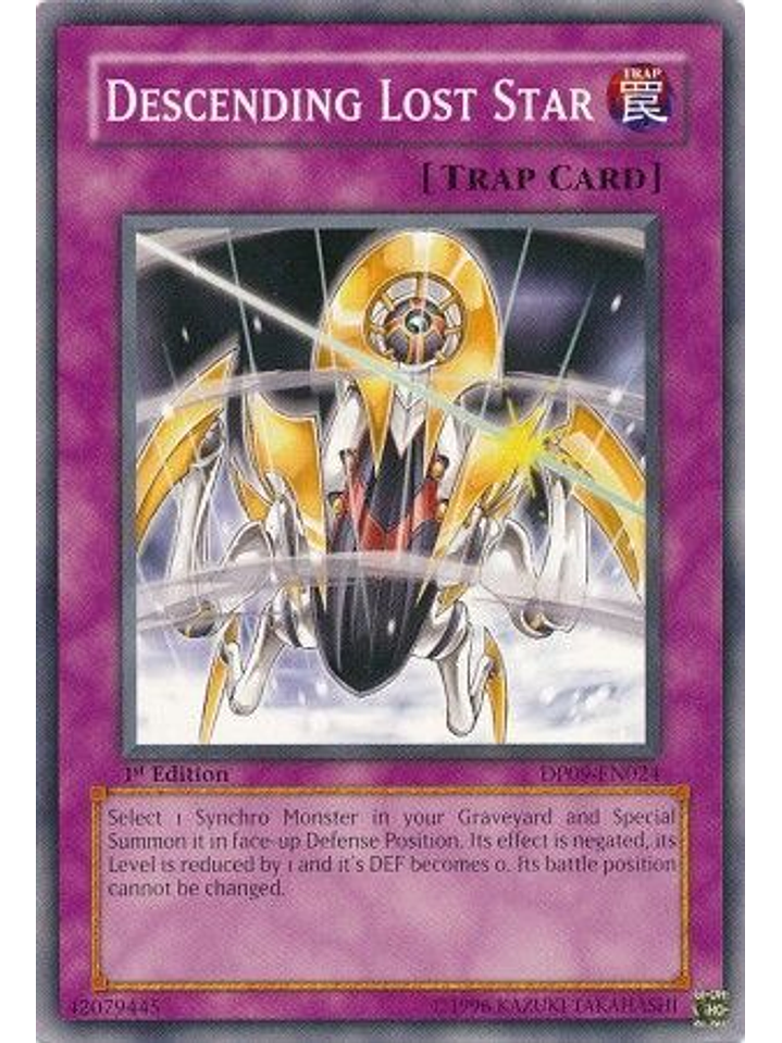 Descending Lost Star - DP09-EN024 - Common 1st Edition 1