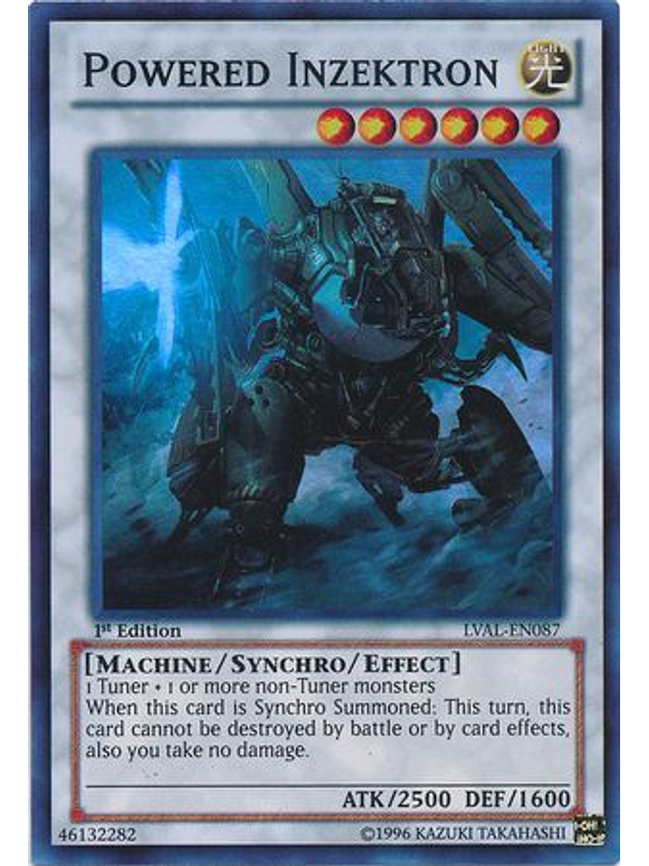 Powered Inzektron - LVAL-EN087 - Super Rare 1st Edition 1