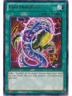 Evo-Diversity - GAOV-EN058 - Rare 1st Edition