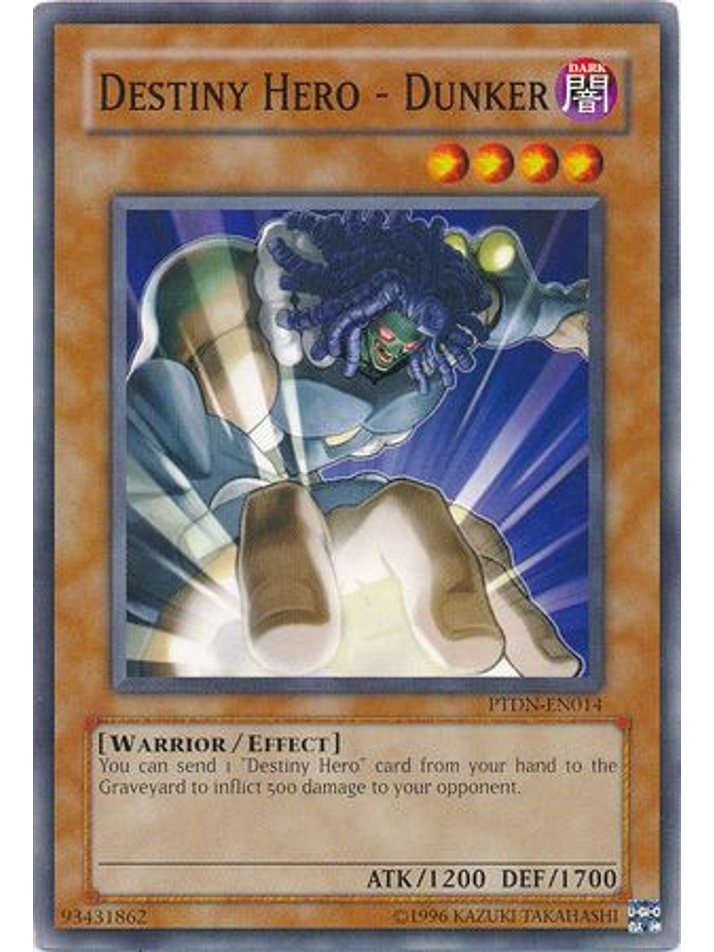 Destiny Hero - Dunker - PTDN-EN014 - Common Unlimited 1