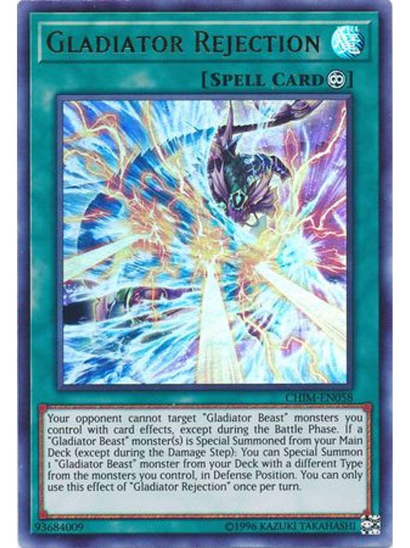 Gladiator Rejection - CHIM-EN058 - Ultra Rare Unlimited 1