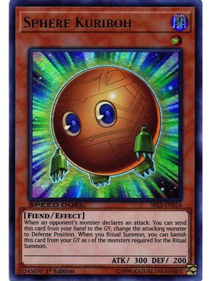 Sphere Kuriboh - SBLS-EN018 - Ultra Rare 1st Edition 1