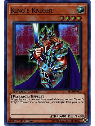 King's Knight - SBLS-EN005 - Super Rare 1st Edition