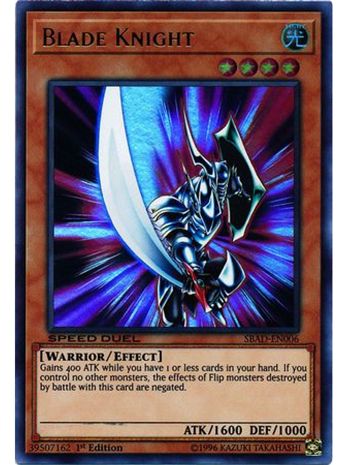 Blade Knight - SBAD-EN006 - Ultra Rare 1st Edition 1