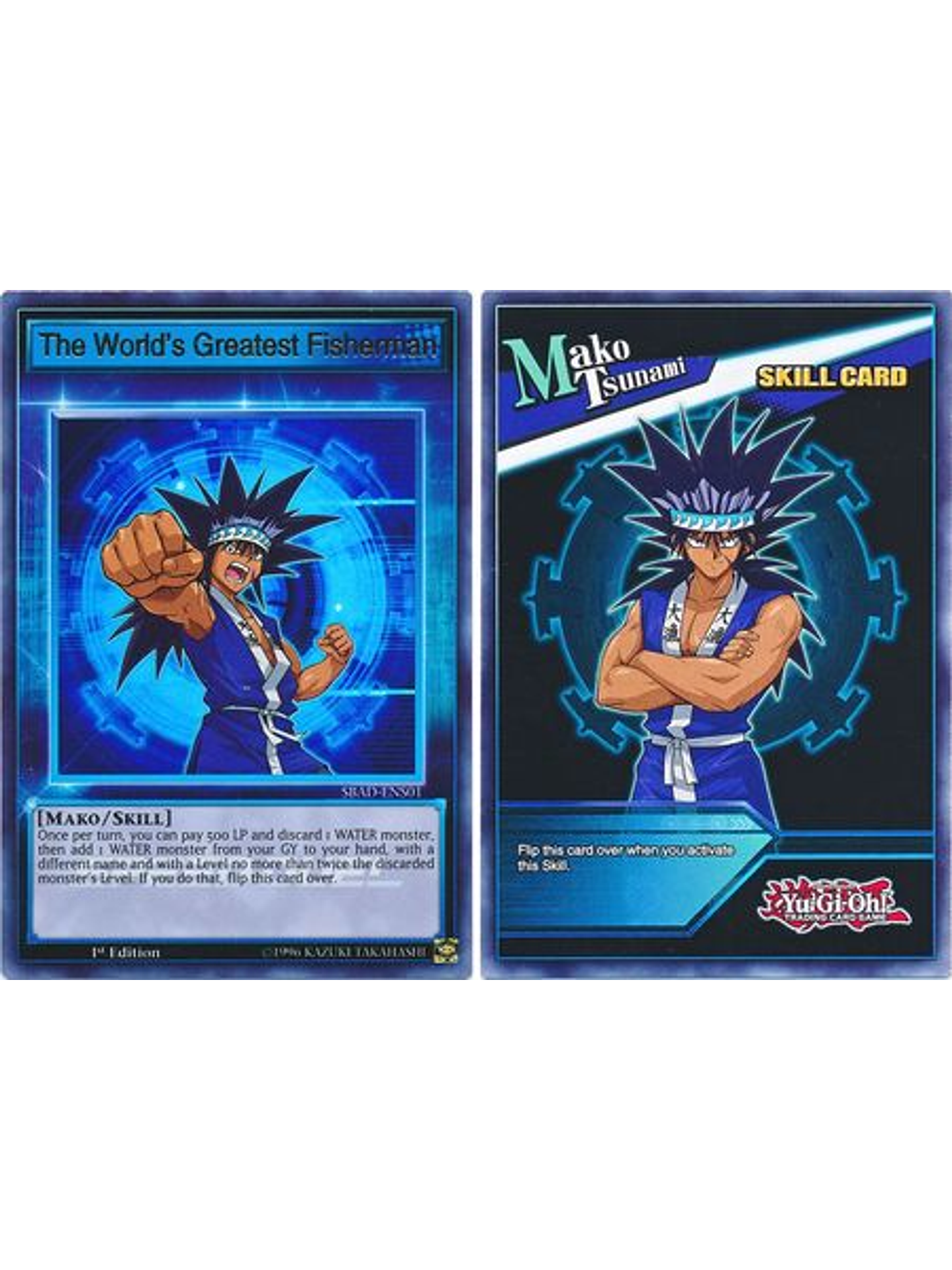 The World's Greatest Fisherman - SBAD-ENS01 - Ultra Rare 1st Edition (Skill Card) 1