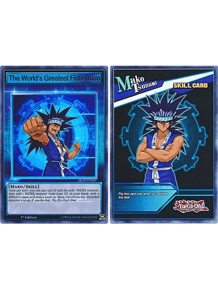 The World's Greatest Fisherman - SBAD-ENS01 - Ultra Rare 1st Edition (Skill Card)