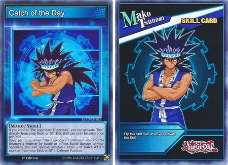 Catch of the Day - SBAD-ENS03 - Super Rare 1st Edition (Skill Card)