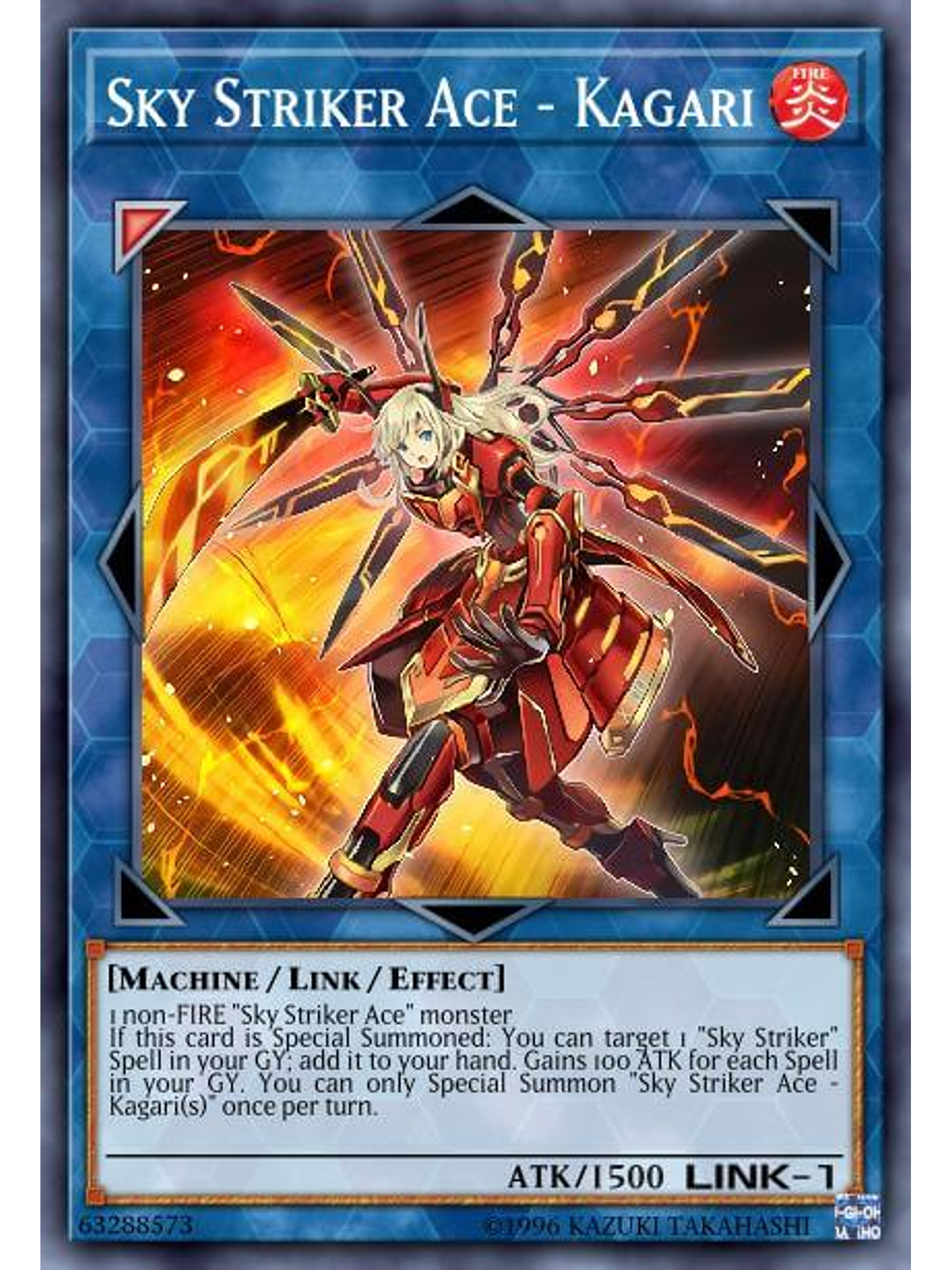 Sky Striker Ace - Kagari - MAMA-EN005 - Ultra Rare 1st Edition 1