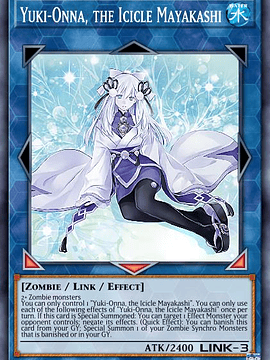 Yuki-Onna, the Icicle Mayakashi - MAMA-EN014 - Ultra Rare 1st Edition