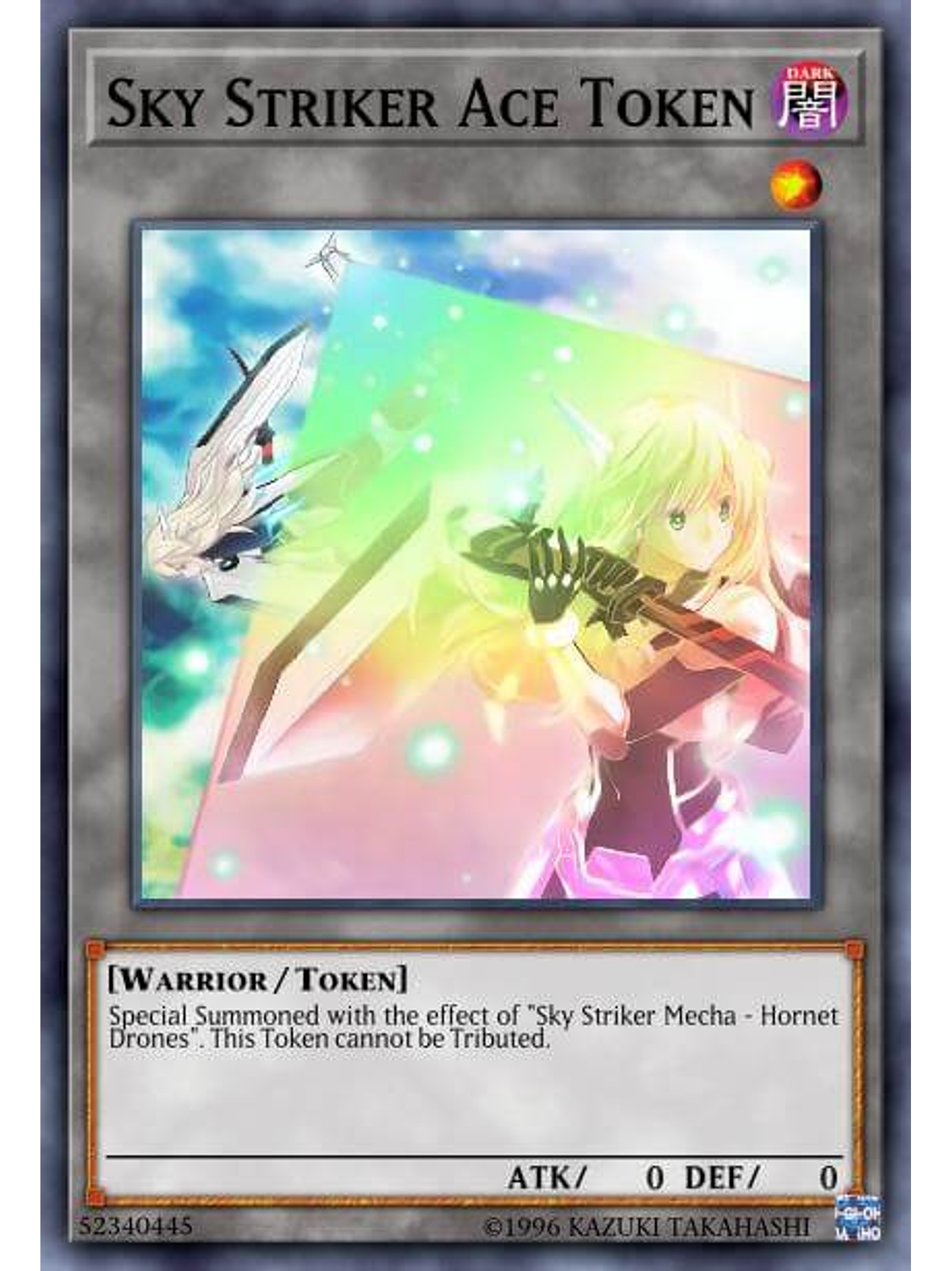 Sky Striker Ace Token - MAMA-EN013 - Ultra Rare 1st Edition 1