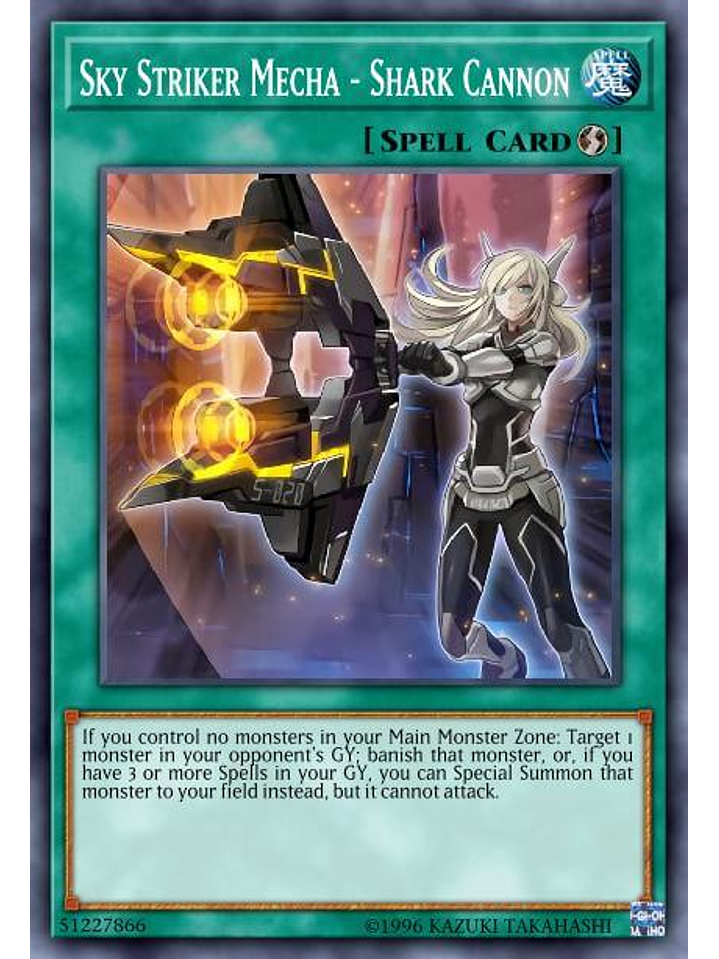 Sky Striker Mecha - Shark Cannon - MAMA-EN011 - Ultra Rare 1st Edition 1