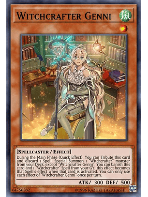 Witchcrafter Genni - MAMA-EN023 - Ultra Rare 1st Edition