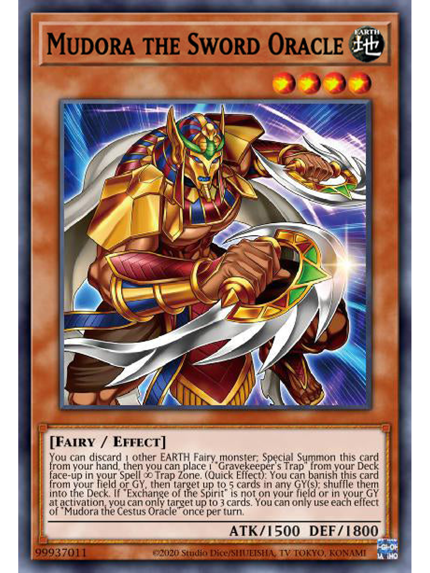 Mudora the Sword Oracle - MAMA-EN026 - Ultra Rare 1st Edition 1