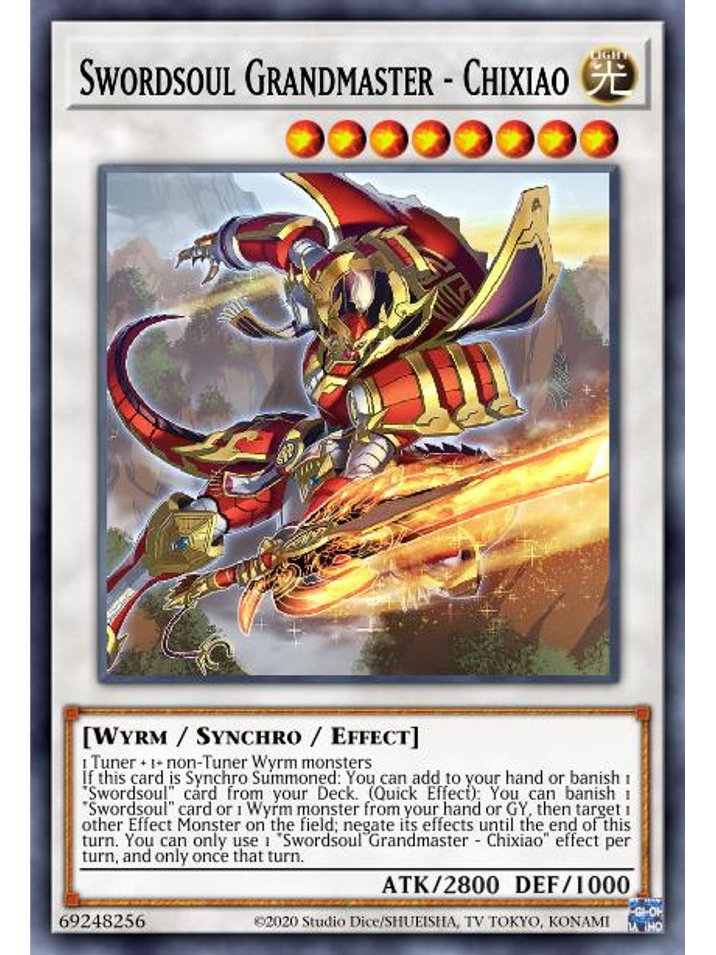 Swordsoul Grandmaster - Chixiao - MAMA-EN038 - Ultra Rare 1st Edition 1