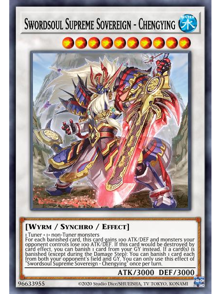 Swordsoul Supreme Sovereign - Chengying - MAMA-EN039 - Ultra Rare 1st Edition 1