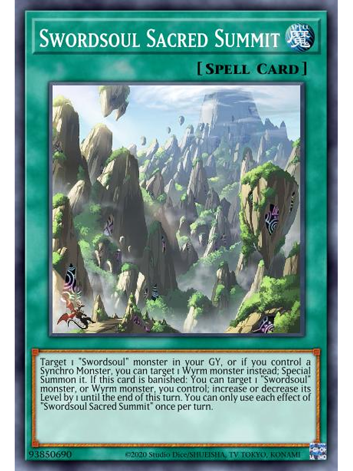 Swordsoul Sacred Summit - MAMA-EN042 - Ultra Rare 1st Edition 1