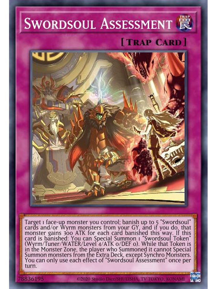 Swordsoul Assessment - MAMA-EN043 - Ultra Rare 1st Edition 1