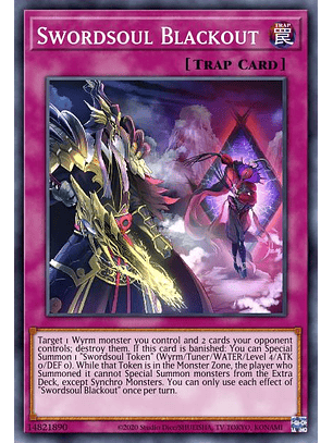 Swordsoul Blackout - MAMA-EN044 - Ultra Rare 1st Edition