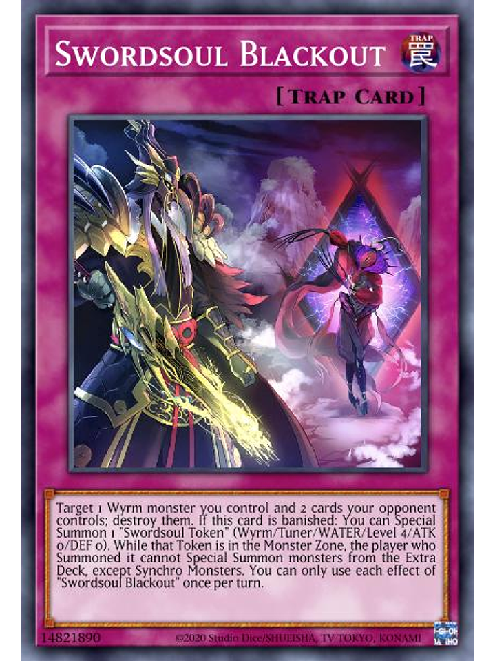 Swordsoul Blackout - MAMA-EN044 - Ultra Rare 1st Edition 1