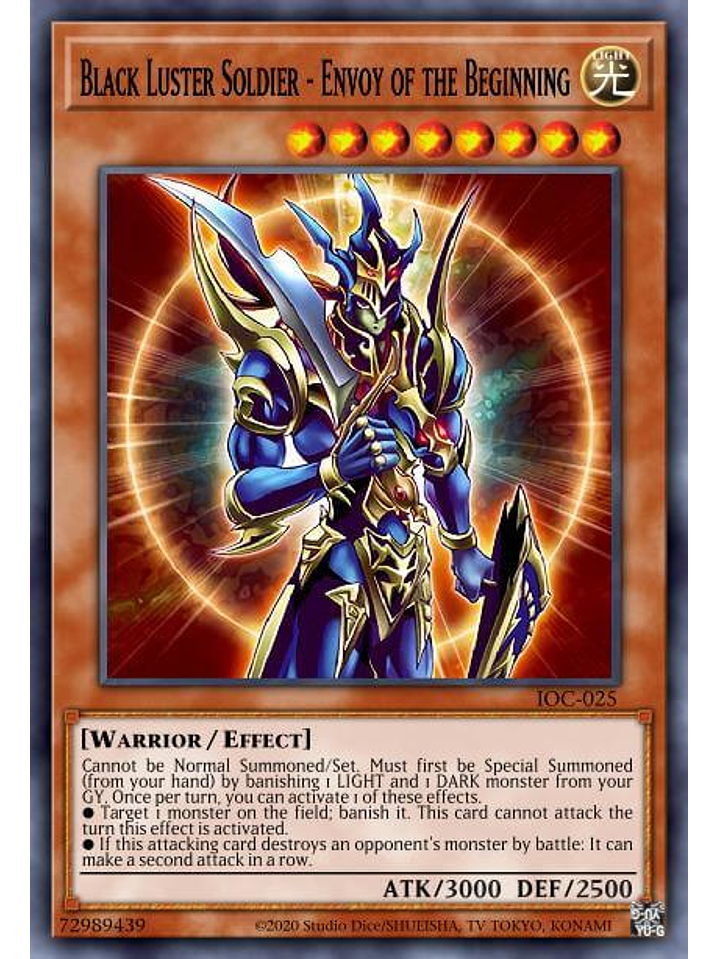 Black Luster Soldier - Envoy of the Beginning - MAMA-EN047 - Ultra Rare 1st Edition 1