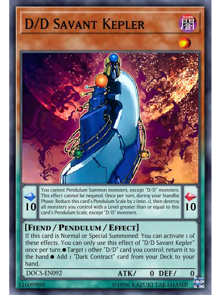 D/D Savant Kepler - MAMA-EN053 - Ultra Rare 1st Edition 1