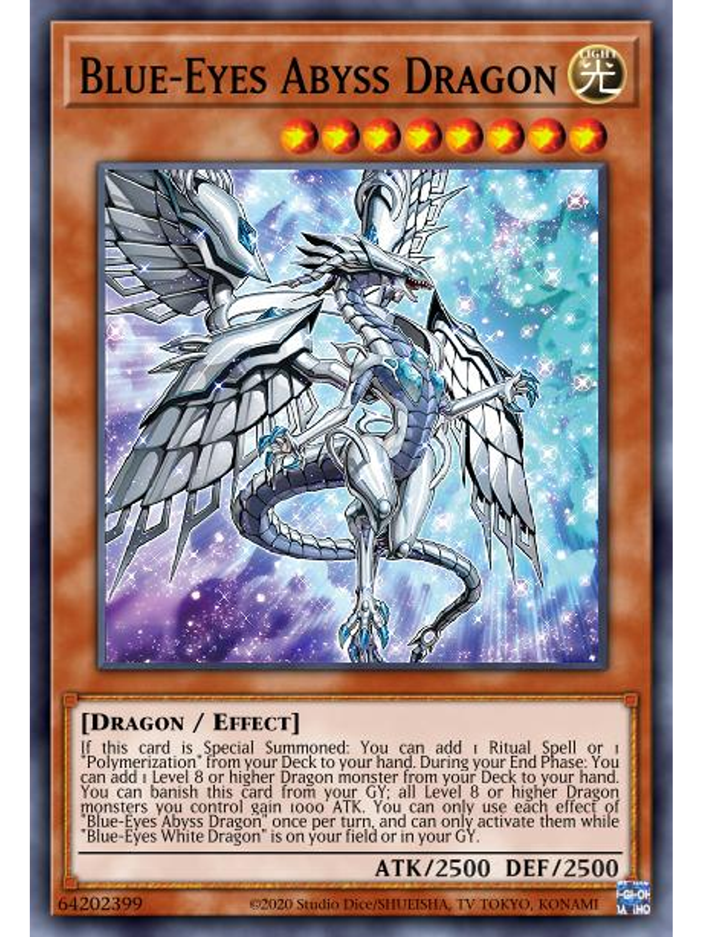 Blue-Eyes Abyss Dragon - MAMA-EN056 - Ultra Rare 1st Edition 1