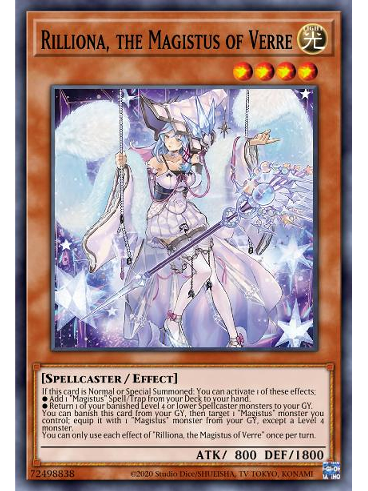 Rilliona, the Magistus of Verre - MAMA-EN058 - Ultra Rare 1st Edition 1