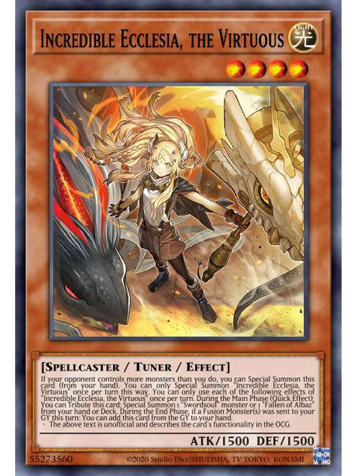 Incredible Ecclesia, the Virtuous - MAMA-EN059 - Ultra Rare 1st Edition 1