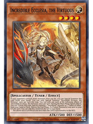 Incredible Ecclesia, the Virtuous - MAMA-EN059 - Ultra Rare 1st Edition