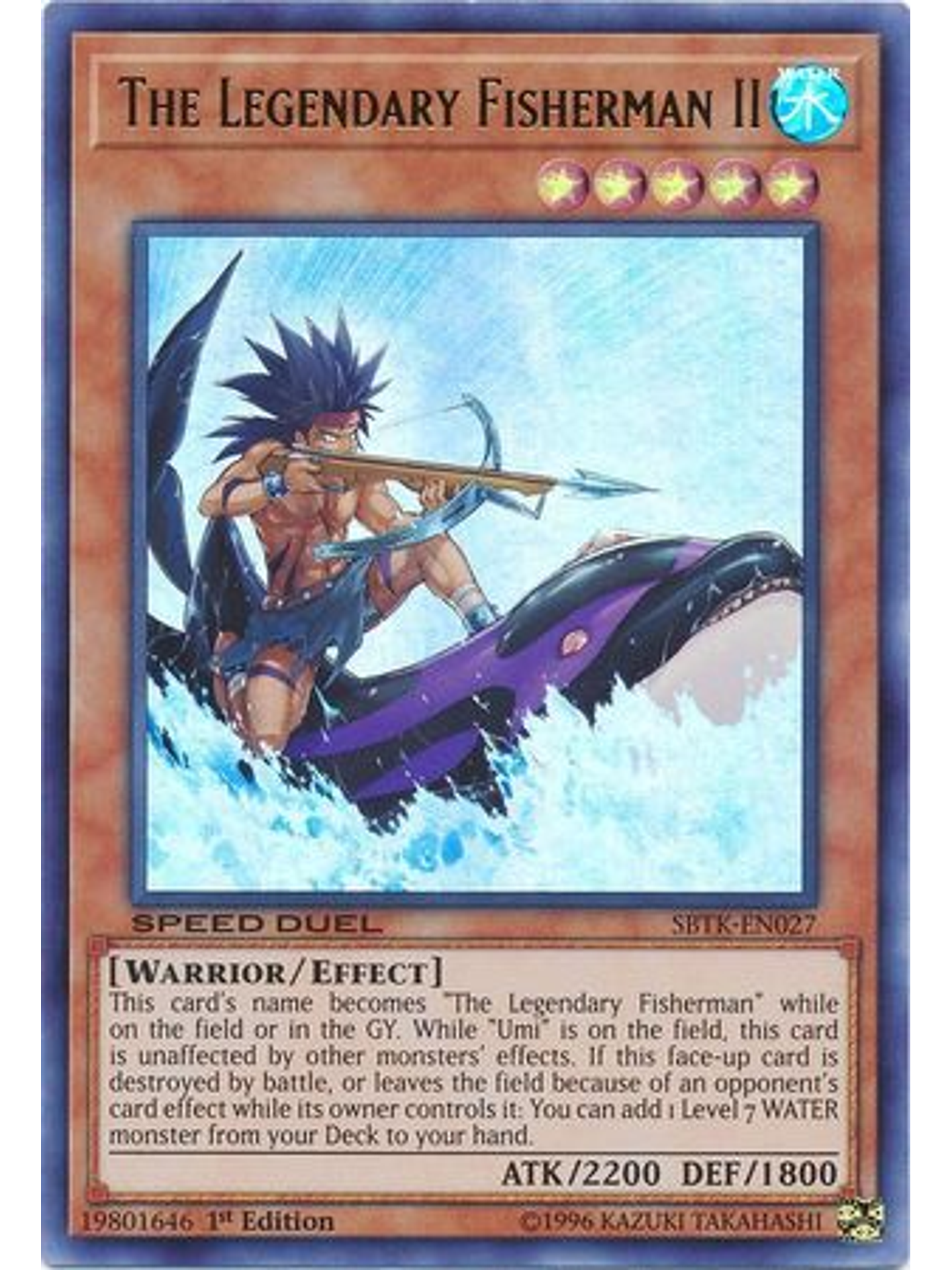 The Legendary Fisherman II - SBTK-EN027 - Ultra Rare 1st Edition 1