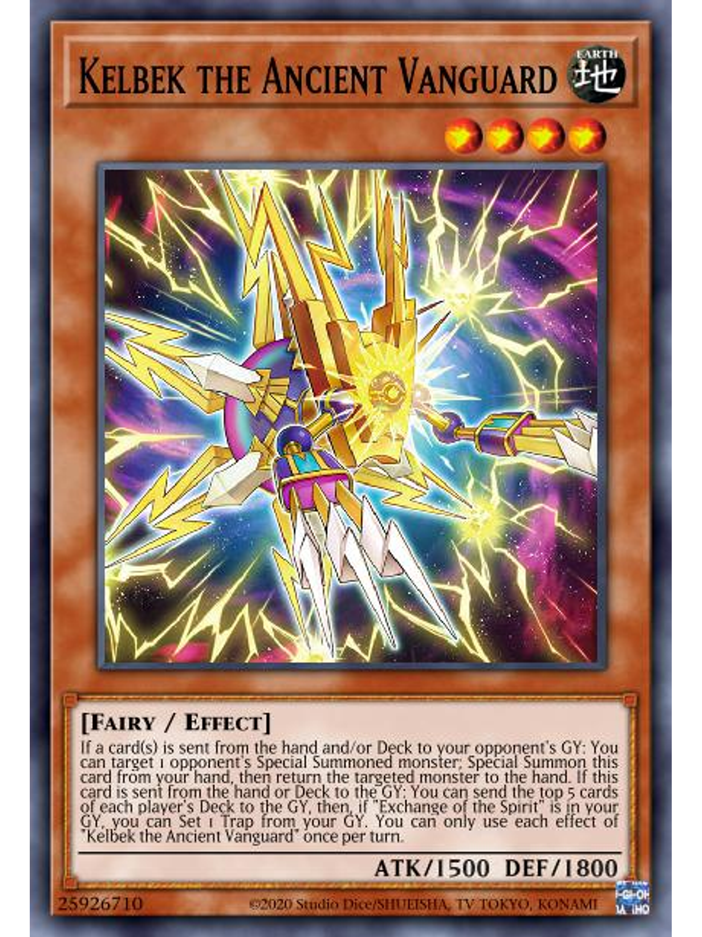 Kelbek the Ancient Vanguard - MAMA-EN027 - Ultra Rare 1st Edition 1