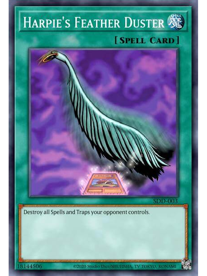 Harpie's Feather Duster (alternate art) - MAMA-EN076 - Ultra Rare 1st Edition 1