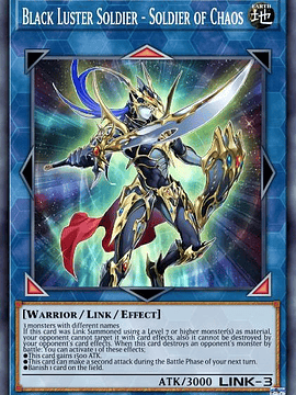 Black Luster Soldier - Soldier of Chaos - MAMA-EN073 - Pharaoh's Secret Rare 1st Edition
