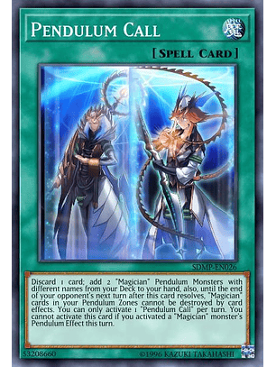 Pendulum Call - MAMA-EN085 - Ultra Rare 1st Edition