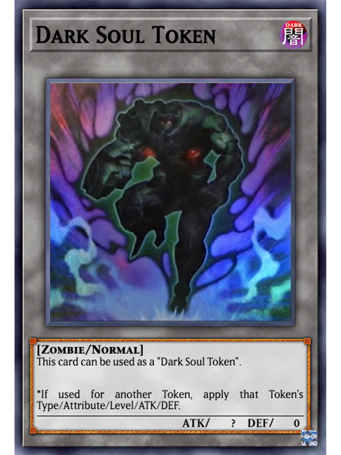 Dark Soul Token - MAMA-EN102 - Ultra Rare 1st Edition 1