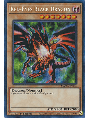 Red-Eyes Black Dragon - MAMA-EN105 - Pharaoh's Ultra Rare 1st Edition