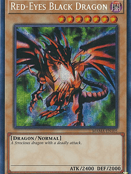 Red-Eyes Black Dragon - MAMA-EN105 - Pharaoh's Ultra Rare 1st Edition