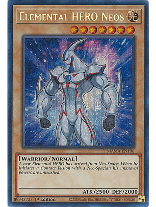 Elemental HERO Neos - MAMA-EN106 - Pharaoh's Ultra Rare 1st Edition